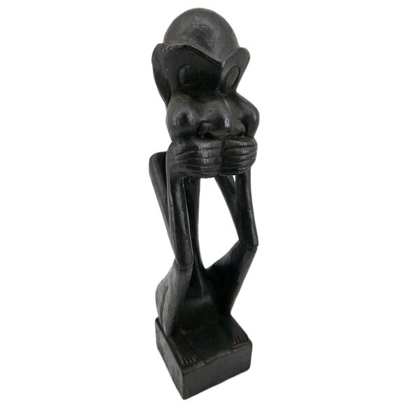 Vintage Senufo Carved African Folk Art Wooden Abstract Statue Figure - Picture 1 of 16